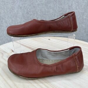 Earthing Harmony Barefoot Grounding Shoes Women 7.5-8 Copper Leather Slip On